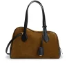 ATP Atelier Noale Large Bowling Bag Cannella/Black Suede