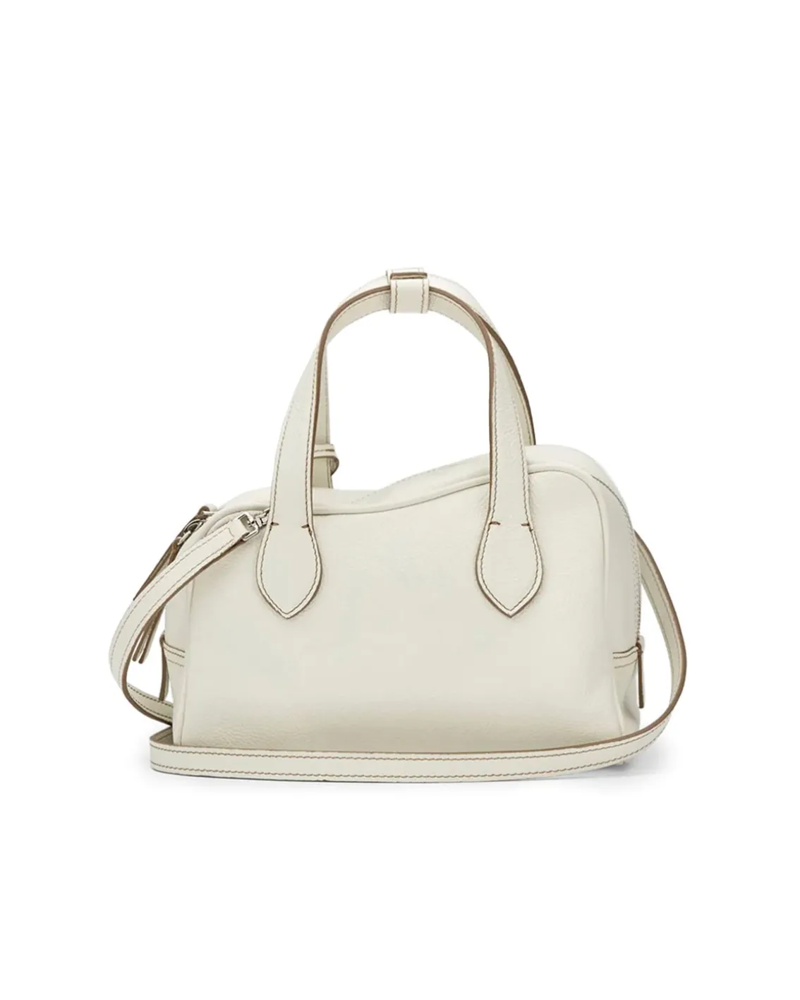 ATP Atelier Ormelle Small Bowling Bag Bianco