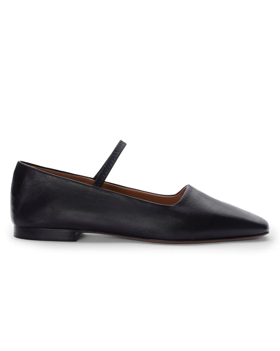 ATP Atelier Petina Mary Jane Flats Black Nappa