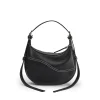 ATP Atelier Silea Mini Hobo Bag Black/Contrast Stitch
