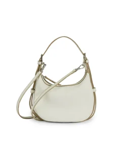 ATP Atelier Silea Mini Hobo Bag Bianco/Contrast Stitch