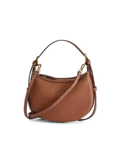 ATP Atelier Silea Mini Hobo Bag Brandy/Contrast Stitch