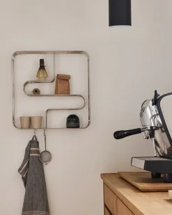 AYTM Curva Square Display Shelf Silver