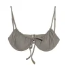 Bare Kim Bikini Top Grey