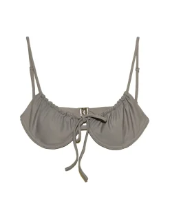 Bare Kim Bikini Top Grey