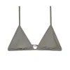 Bare Trin Bikini Top Grey