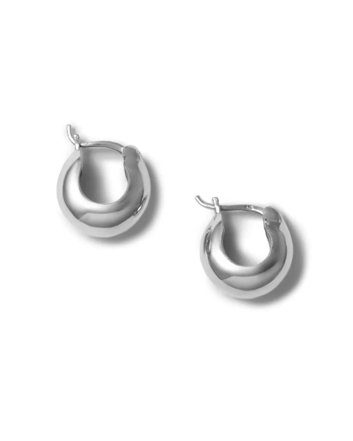 Blue Billie Basket Hoops Silver