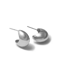 Blue Billie Bubble Earrings Silver