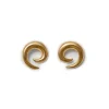 Blue Billie Mini Saturn Earrings Gold
