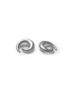 Blue Billie Mini Saturn Earrings Silver