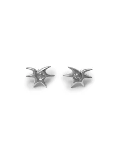 Blue Billie Mini Solar Earrings Silver
