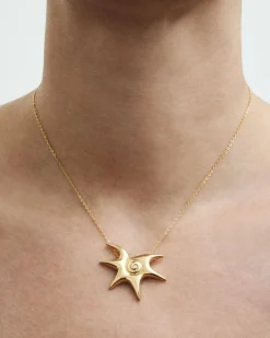 Blue Billie Mini Solar Necklace Gold