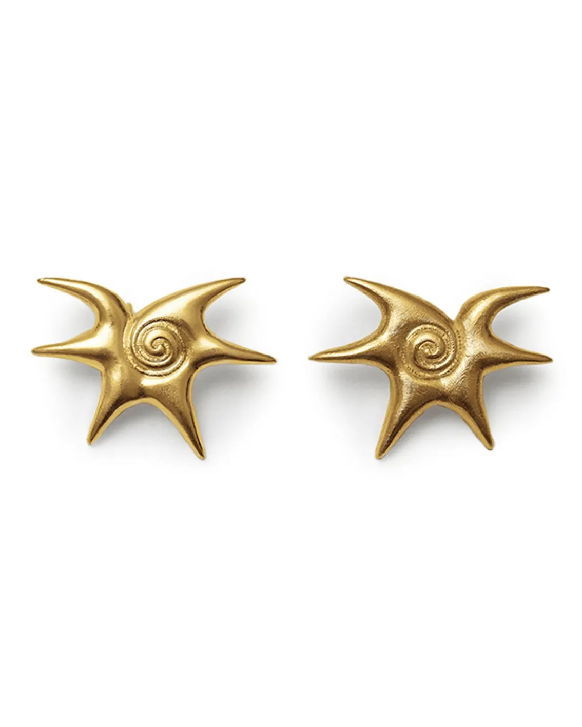Blue Billie Solar Earrings Gold