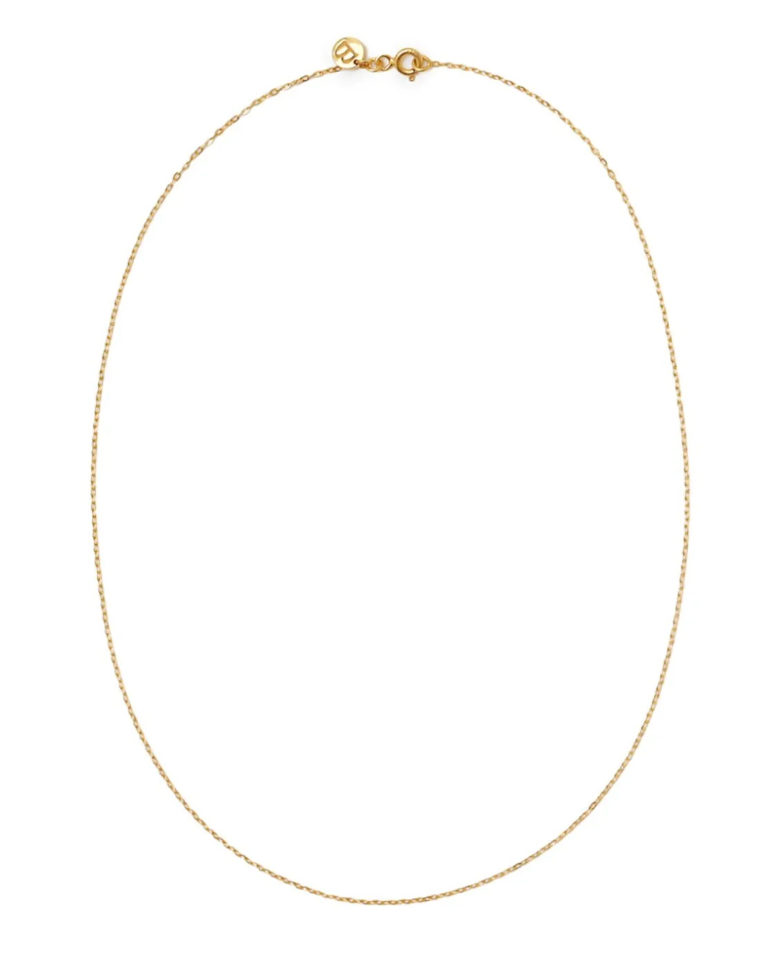 Blue Billie Thin Chain Necklace Gold