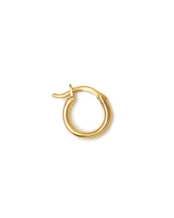 Blue Billie Wire Hoop 10 Mm Shiny Gold