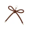 Bow Bag Charm Brown