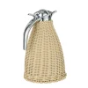 Braided Rattan Jug Natural