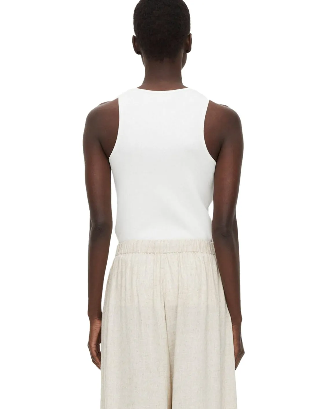 By Malene Birger Amani Tank Top Soft White
