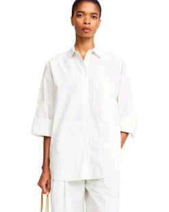 By Malene Birger Derris Shirt Twin Stripe