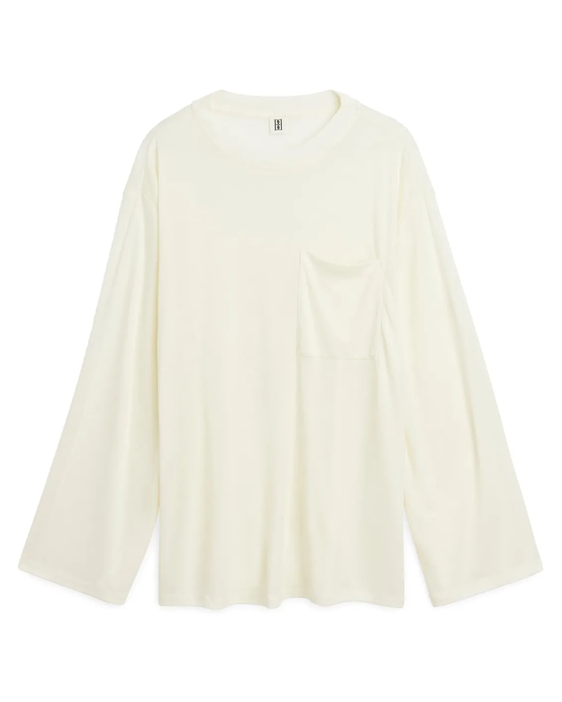 By Malene Birger Fayeh Long Sleeve T-Shirt Soft White