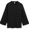 By Malene Birger Fayeh Long Sleeve T-Shirt Black