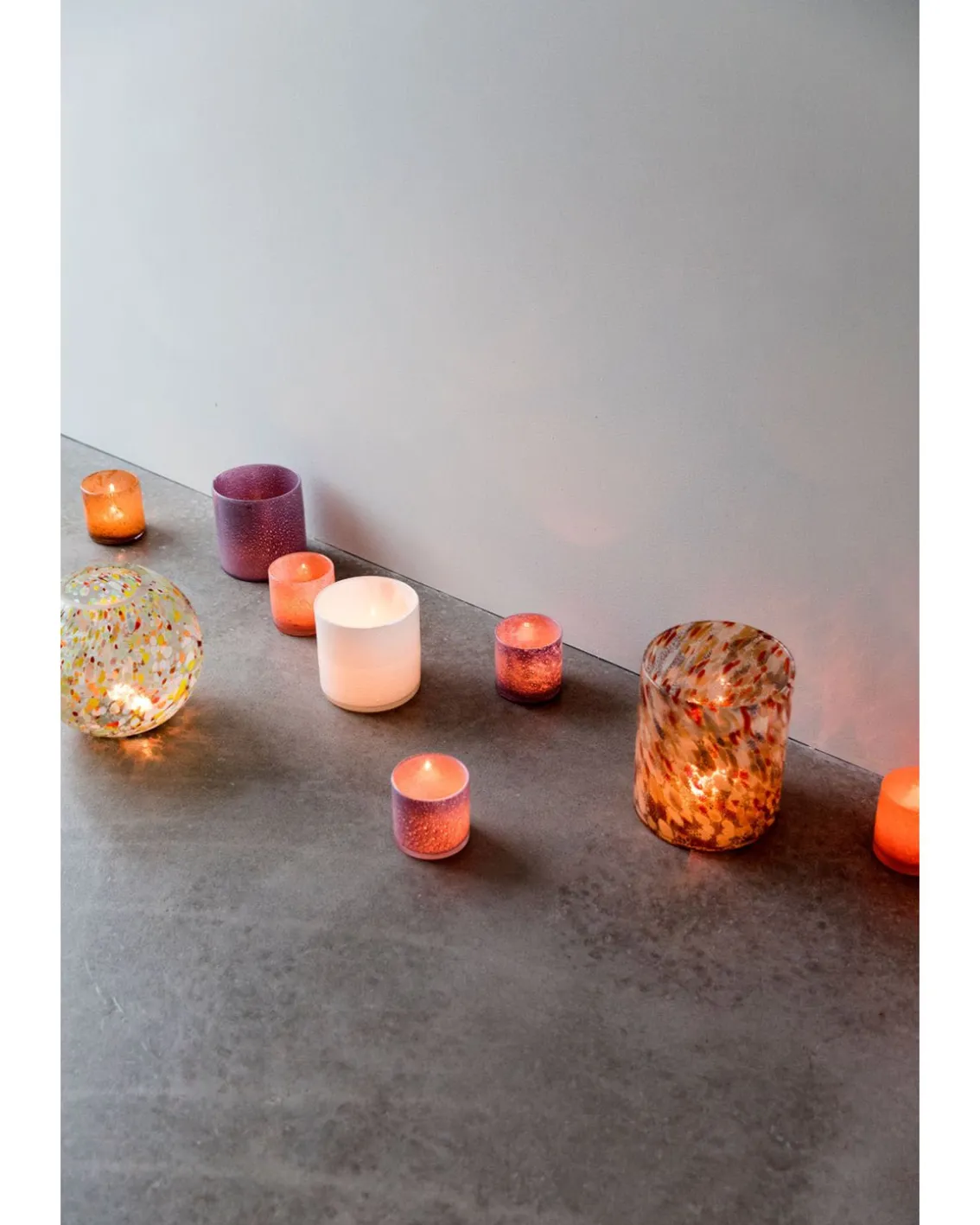 Calore Candle Holder Coral