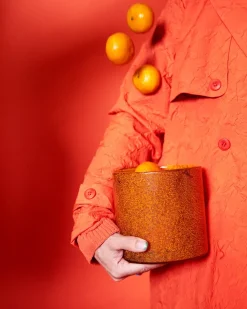 Calore Candle Holder Orange