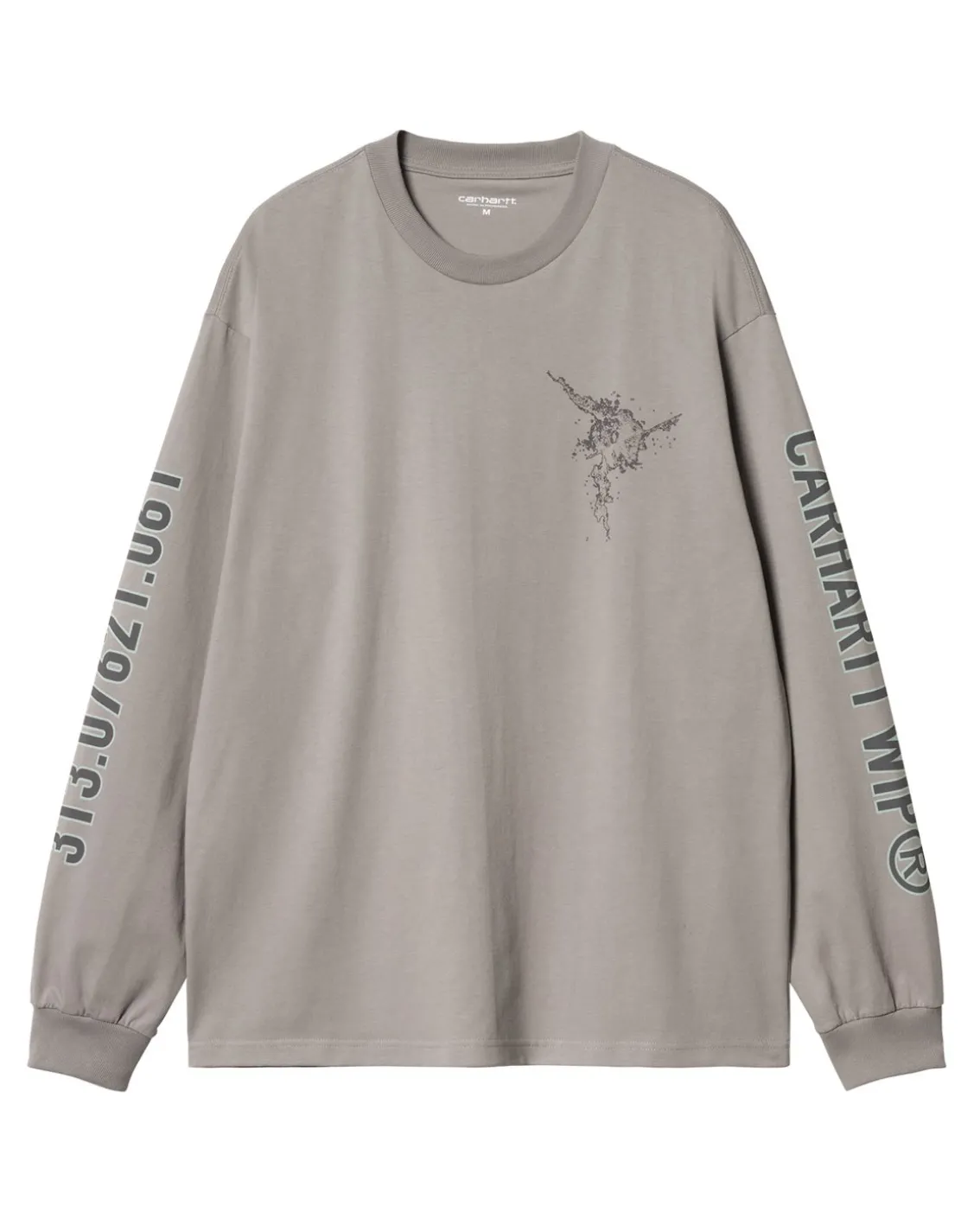 Carhartt WIP Coordinate Long Sleeve T-Shirt Misty Grey