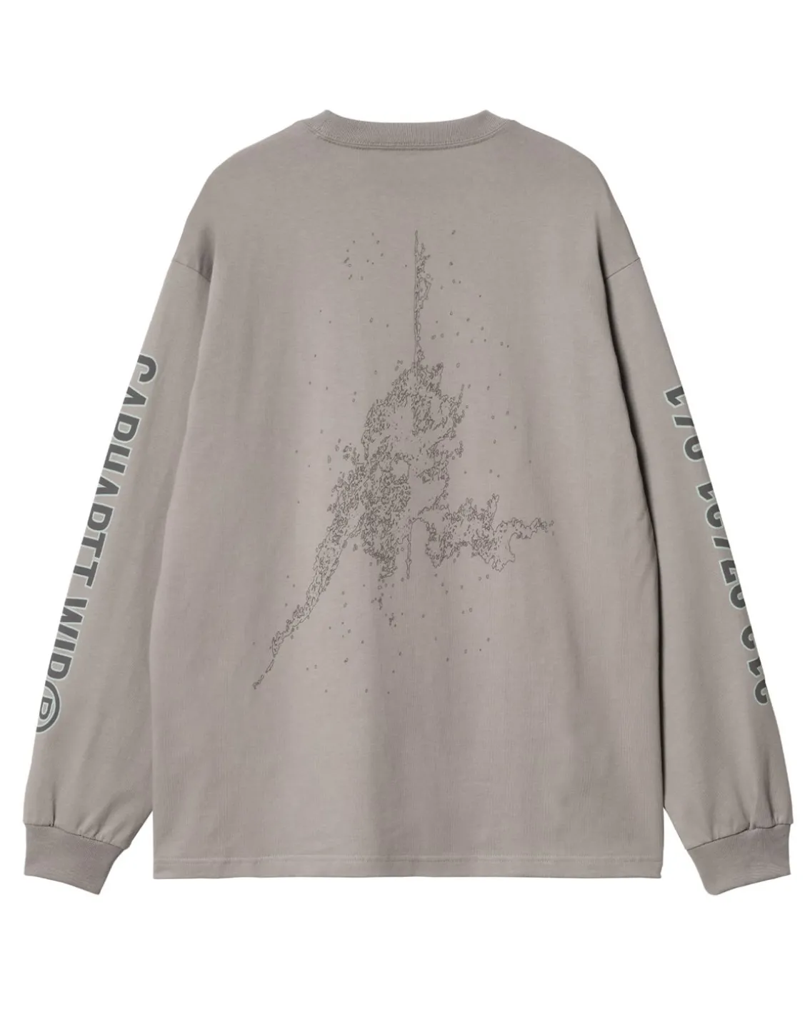 Carhartt WIP Coordinate Long Sleeve T-Shirt Misty Grey