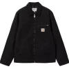 Carhartt WIP Detroit Jacket Black/Black Rinsed
