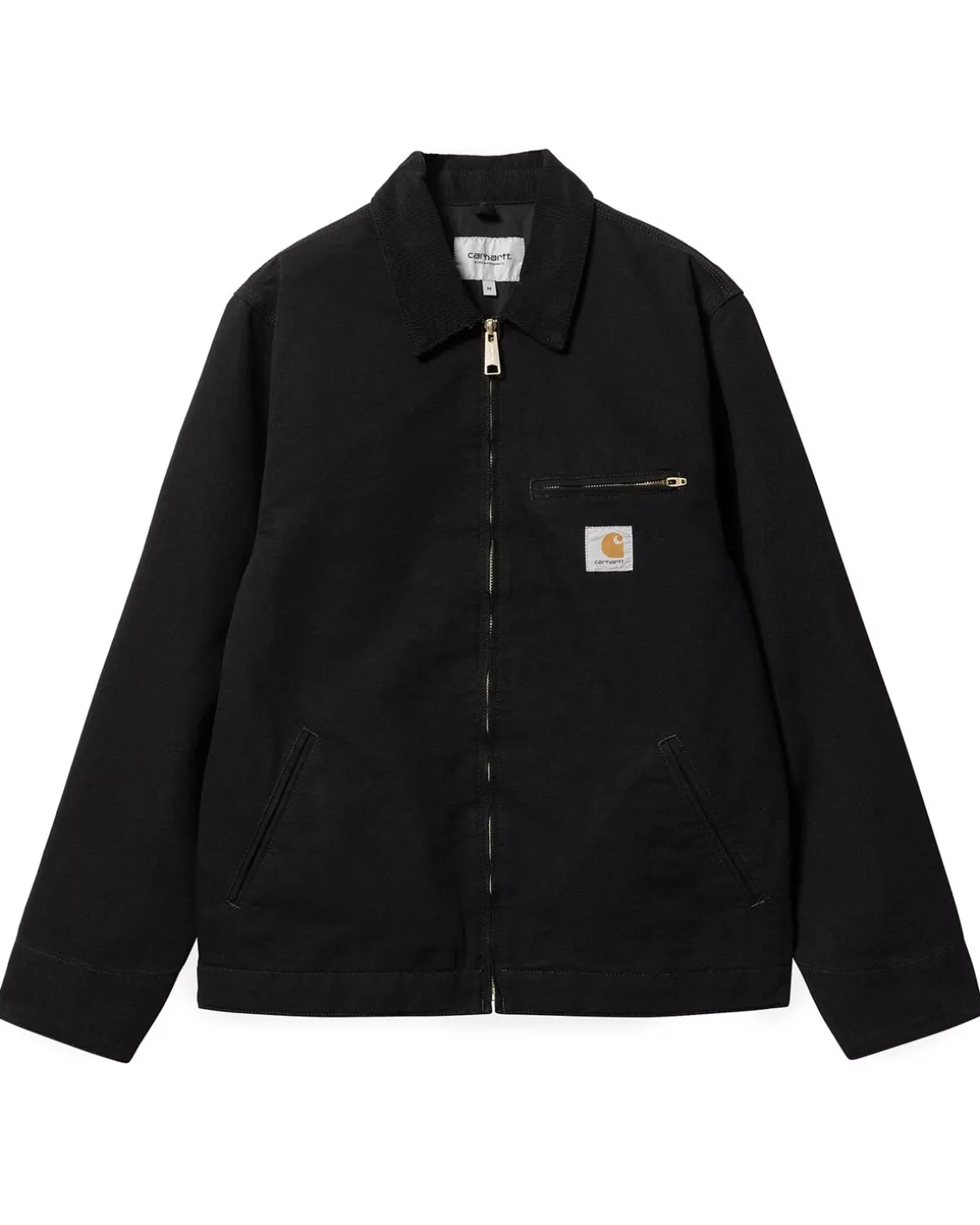 Carhartt WIP Detroit Jacket Black/Black Rinsed