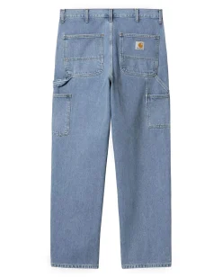 Carhartt WIP Double Knee Pant Blue Stone Bleached