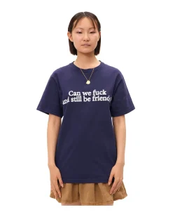 Carne Bollente Benefits With Friends T-Shirt Navy Blue