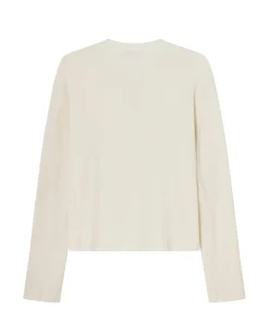 CARRER Lis Henley Long Sleeve Ecru