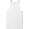 CDLP Rib Tank Top White