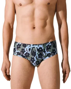 CDLP Swim Brief Botanical Slate