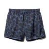 CDLP Swim Trunks Satin Twill Botanical Night