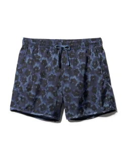 CDLP Swim Trunks Satin Twill Botanical Night