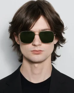 CHIMI Aviator Gold Green