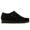 Clarks Wallabee. D Black Suede