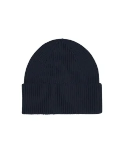 Colorful Standard Merino Wool Beanie Navy Blue