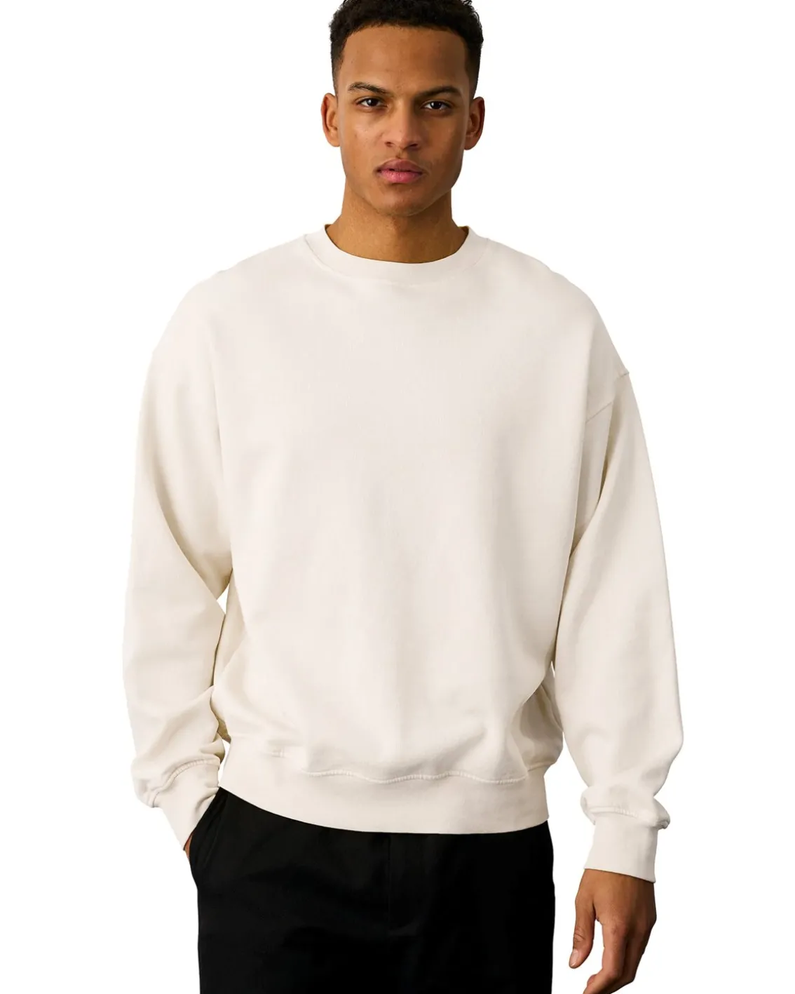 Colorful Standard Organic Oversized Crew Ivory White