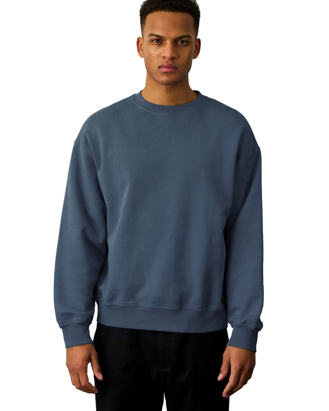 Colorful Standard Organic Oversized Crew Neptune Blue
