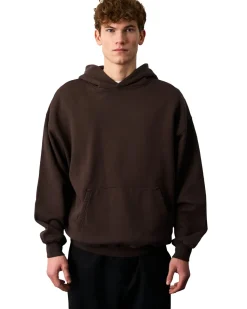 Colorful Standard Organic Oversized Hood Coffee Brown