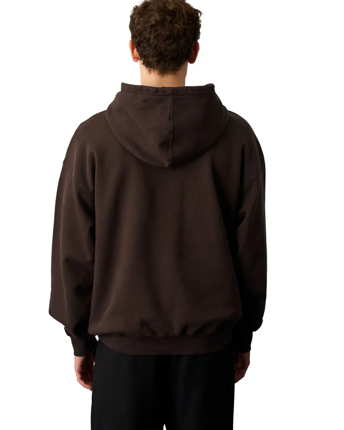 Colorful Standard Organic Oversized Hood Coffee Brown