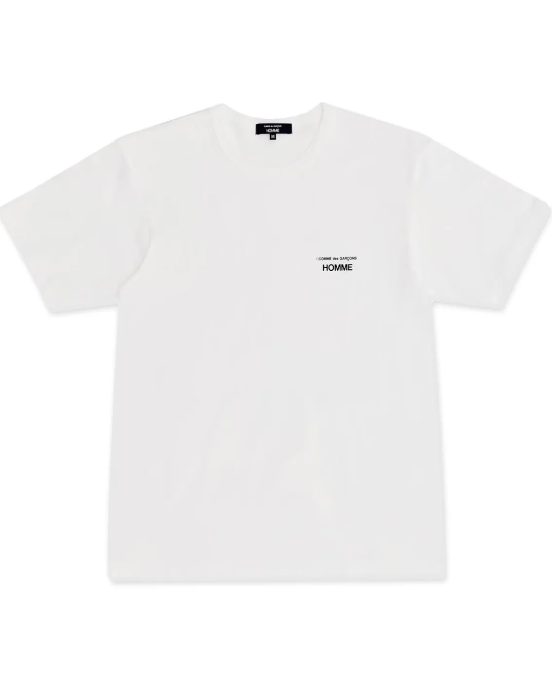 Comme des Garçons Homme Cdg Logo T-Shirt White