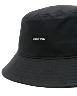 Comme des Garçons Homme Cdg Logo Nylon Bucket Hat Black