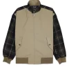 Comme des Garçons Homme Panel Zip Jacket Khaki X Beige