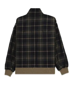 Comme des Garçons Homme Panel Zip Jacket Khaki X Beige