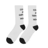 Comme des Garçons Homme Ribbed Logo Socks White